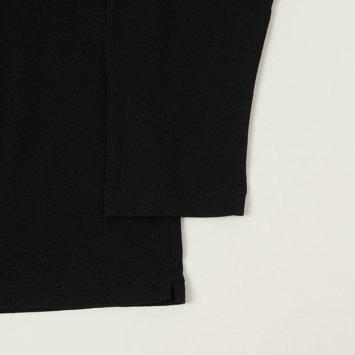 Jackman Long Sleeve Henley - Black