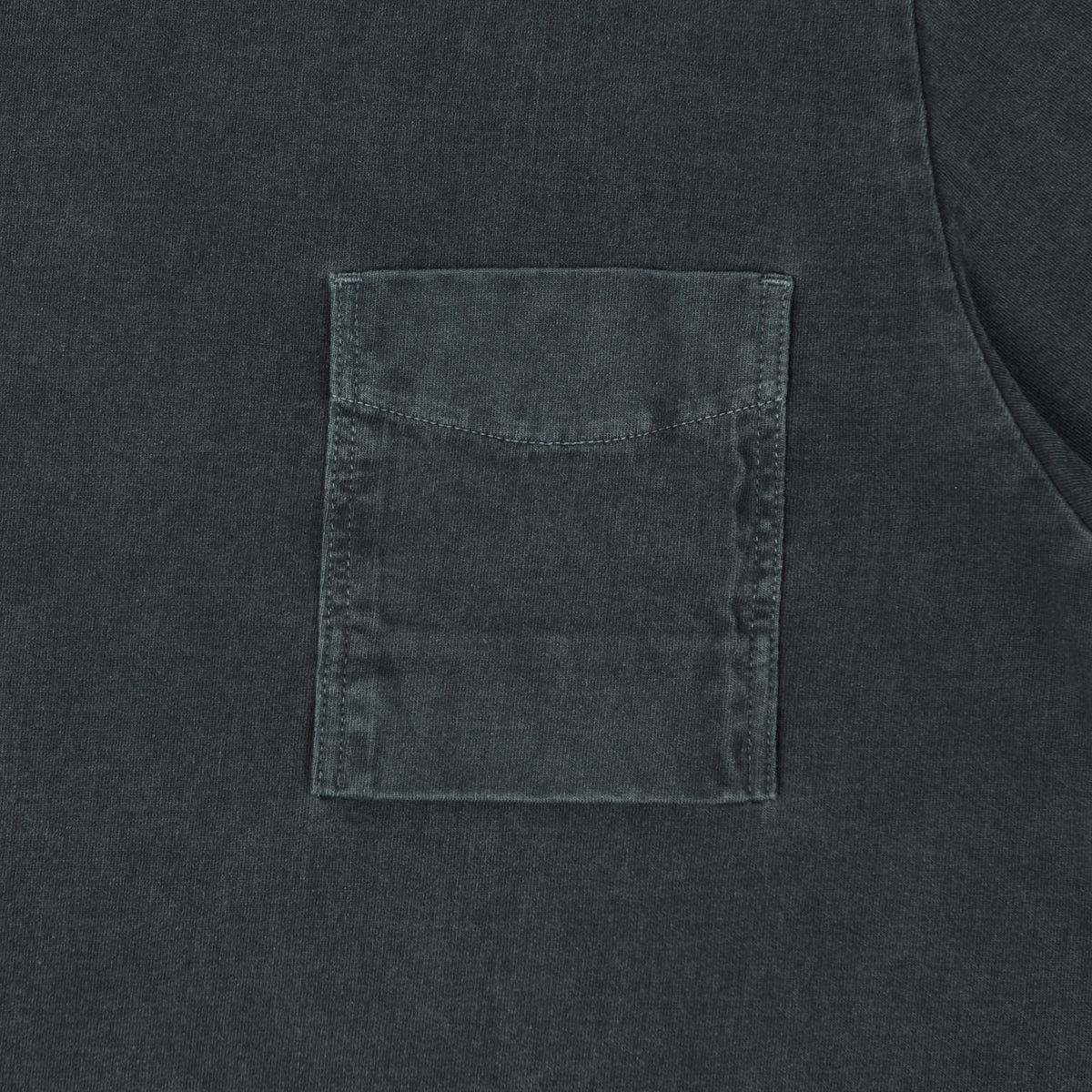 Jackman Pigment Dye Pocket T-Shirt - Fade Blue Grey