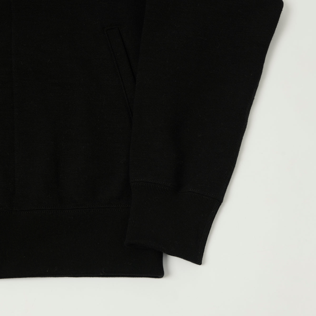 Jackman GG Zip Through Hoodie - Black