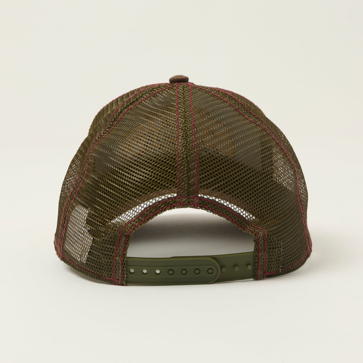 JJ Hats 'Don't Wake The Snake' Trucker Cap - Brown/Olive