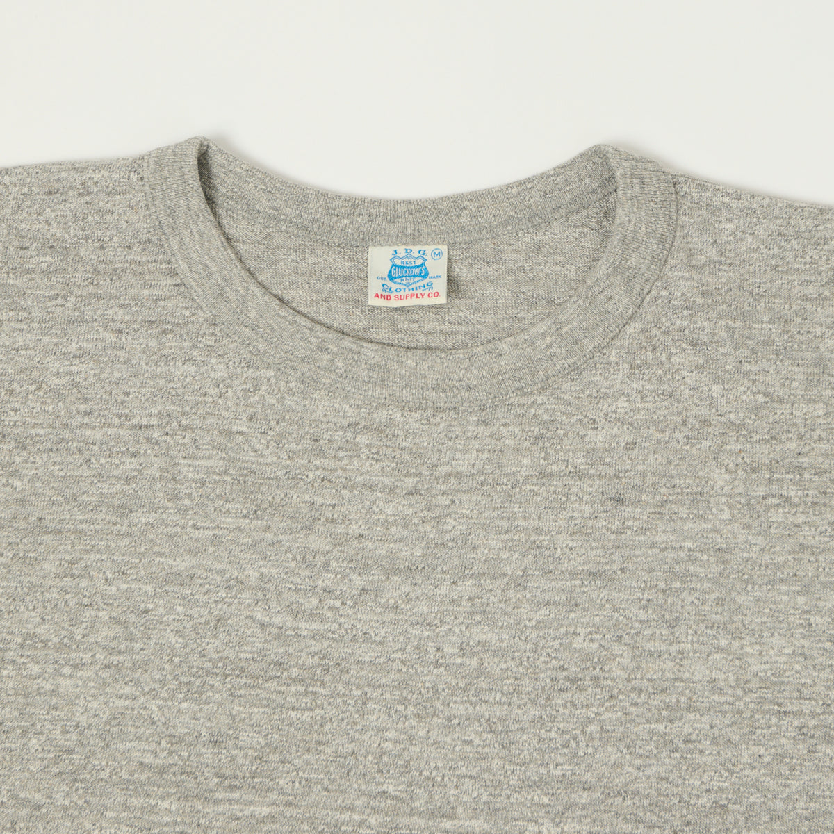 John Gluckow Lot. JG-CS06 Plain T-Shirt - Heather Grey