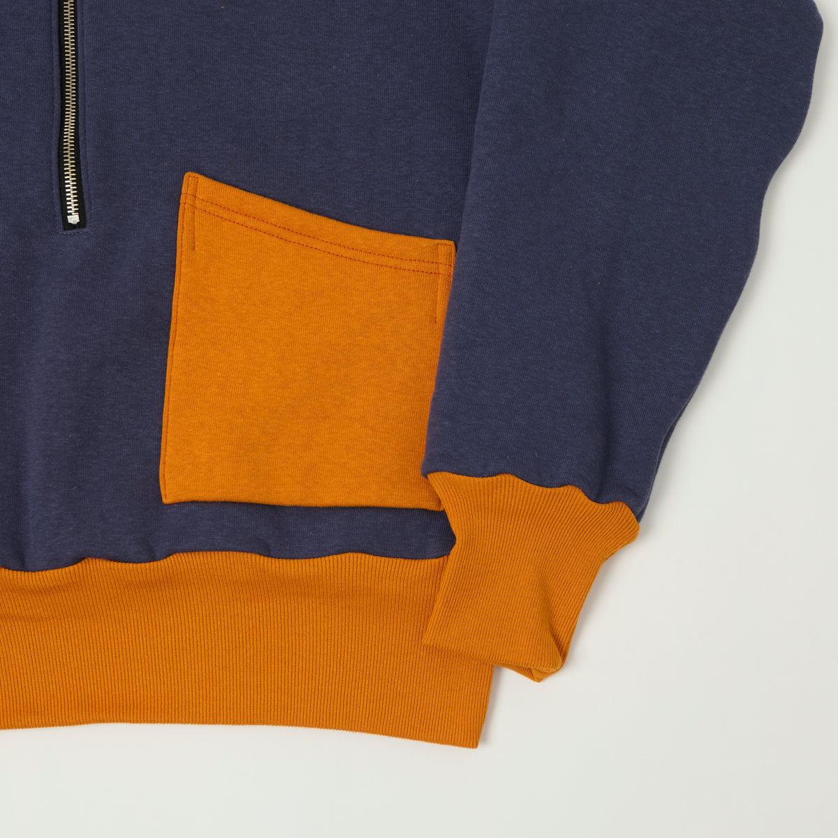 John Gluckow Lot. JG-CS11 'The Olympic Champion' Sweat Parka - Navy/Orange