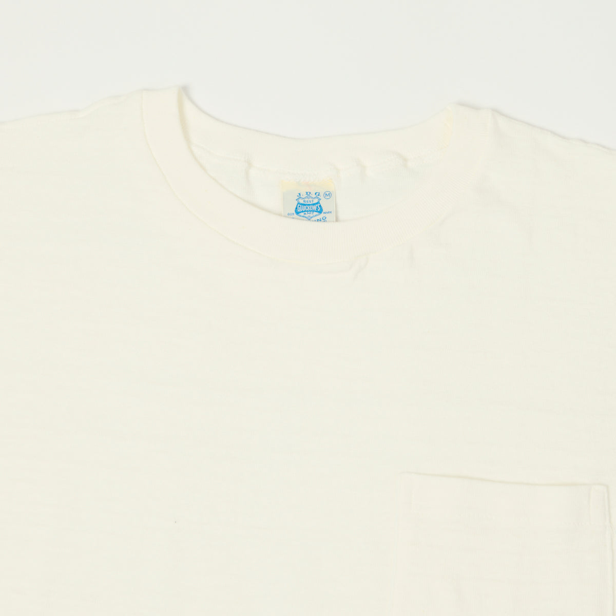 John Gluckow Lot. JG-CS07 'Keeper' Pocket T-Shirt - Off White
