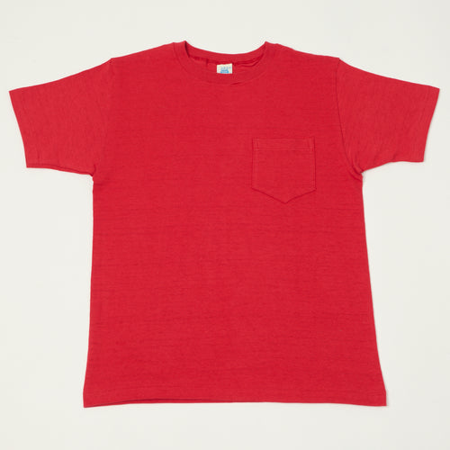John Gluckow Lot. JG-CS07 'Keeper' Pocket T-Shirt - Red