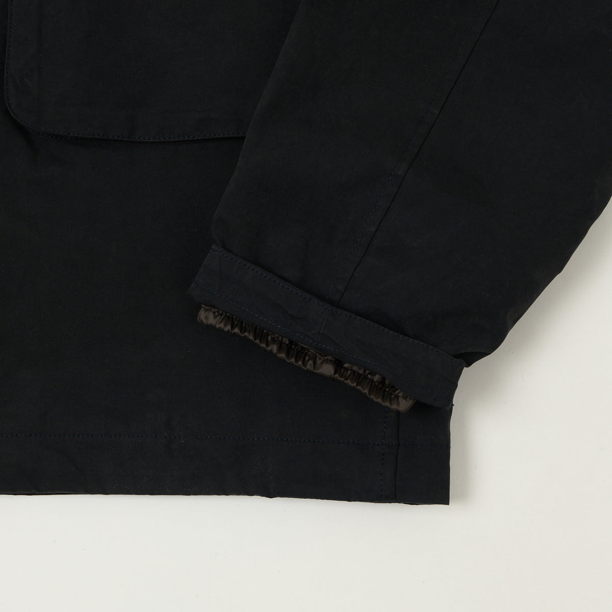Knickerbocker 'Bay' Waxed Cotton/Nylon Jacket - Navy