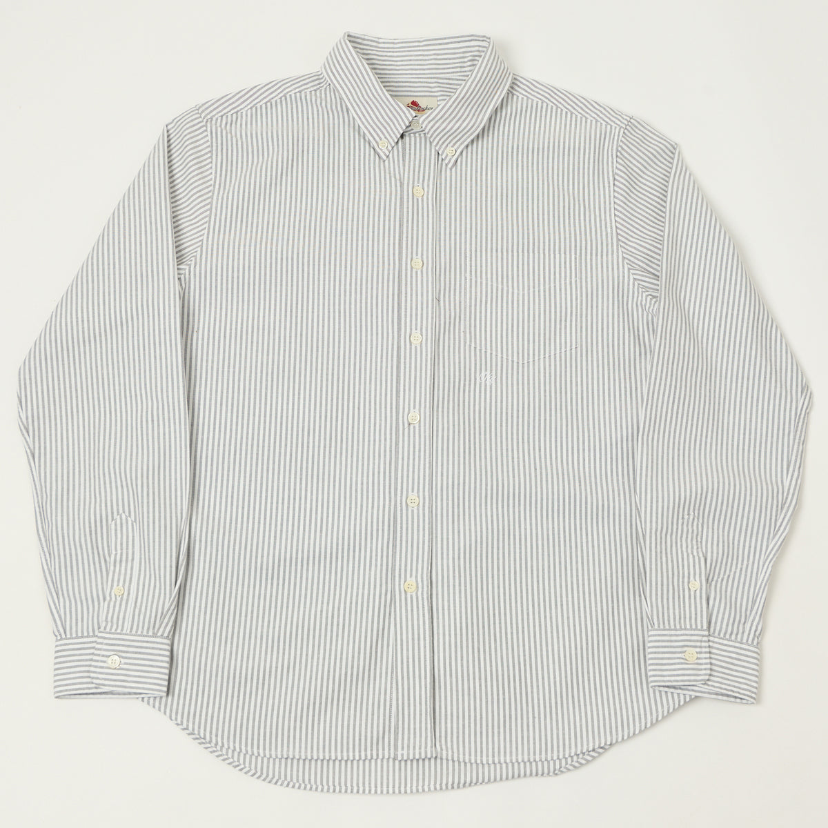 Knickerbocker 'Beefy' Oxford Button Down Shirt - Brown Stripe