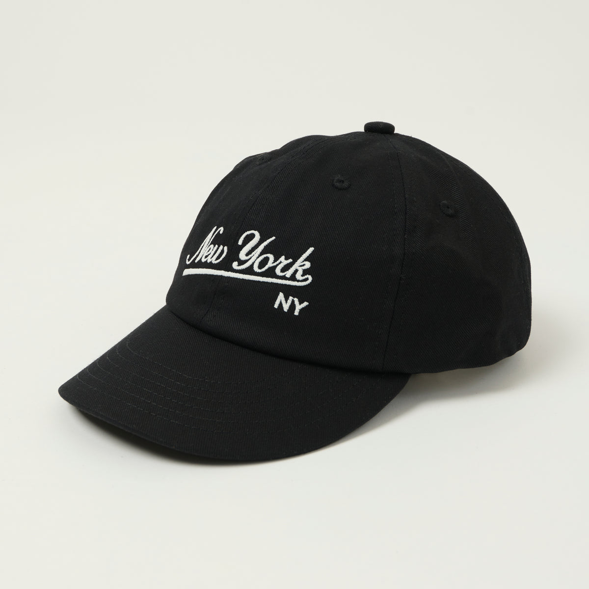 Knickerbocker 'Big League' Twill Cotton Cap - Black