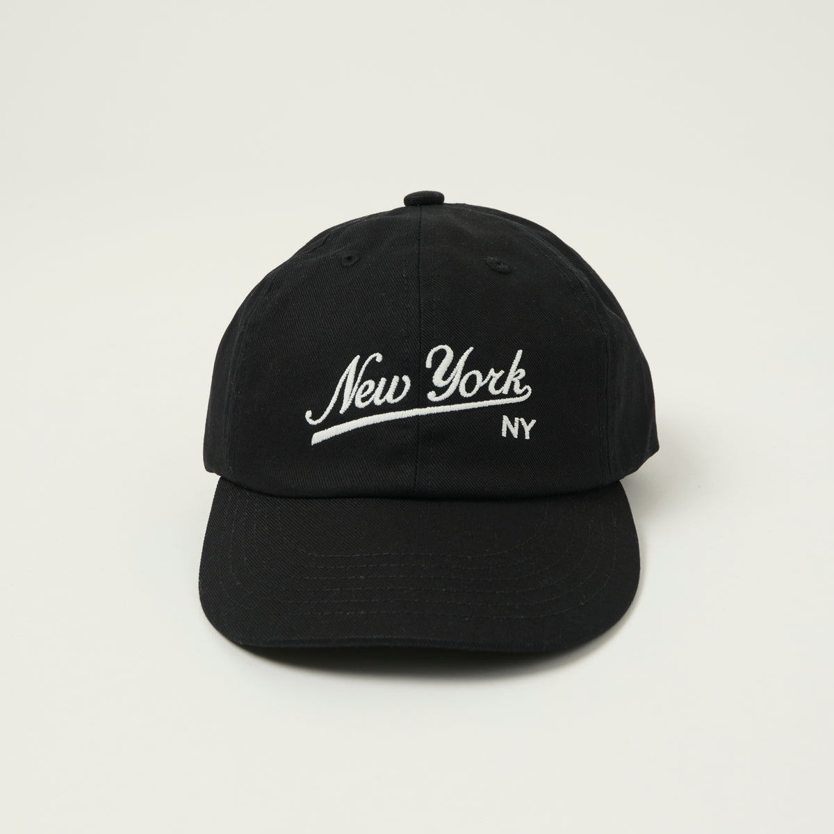 Knickerbocker 'Big League' Twill Cotton Cap - Black