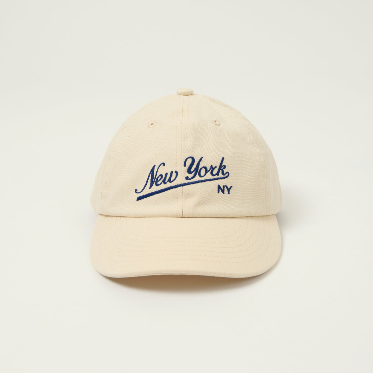 Knickerbocker 'Big League' Twill Cotton Cap - Ecru