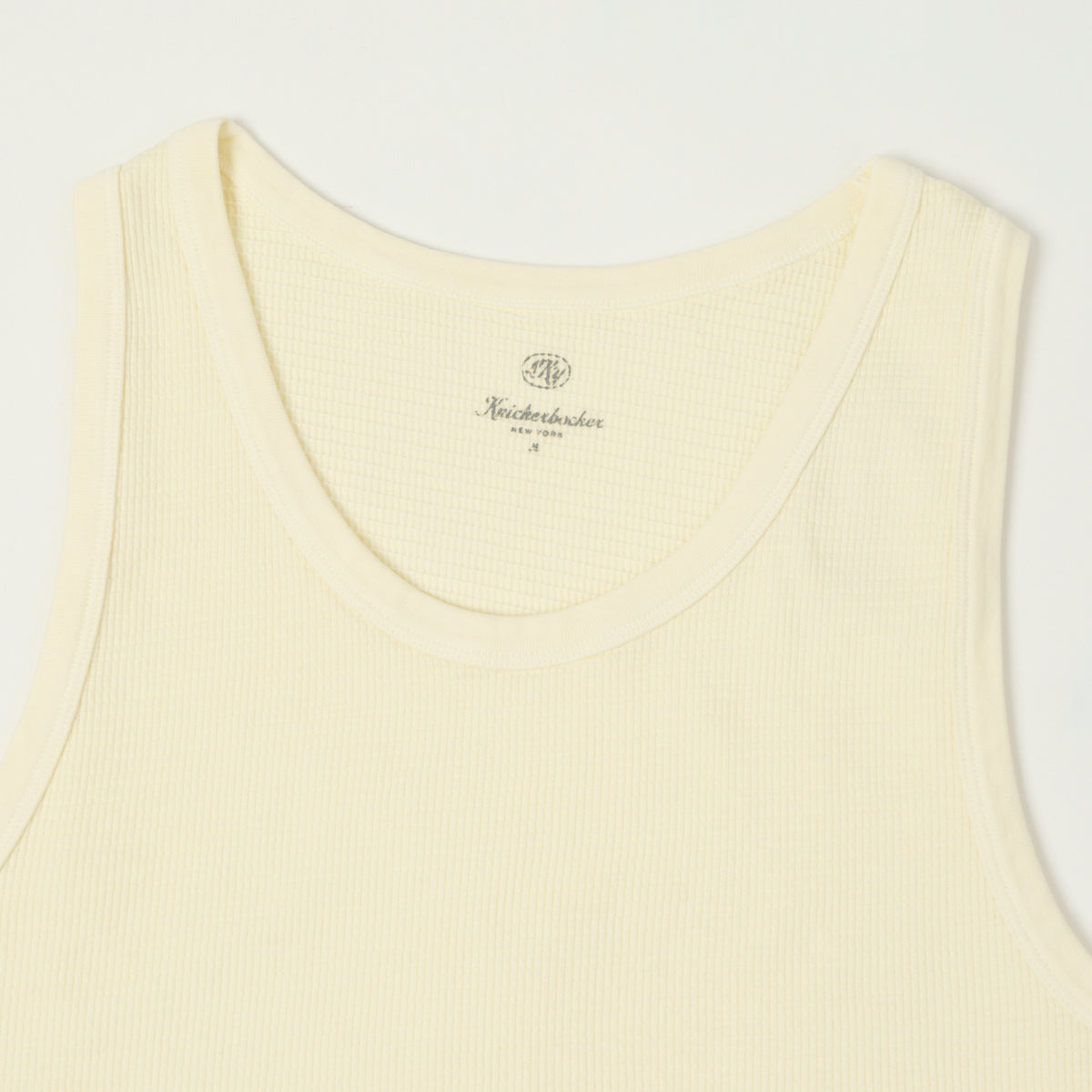 Knickerbocker Box Knit Tank - Milk