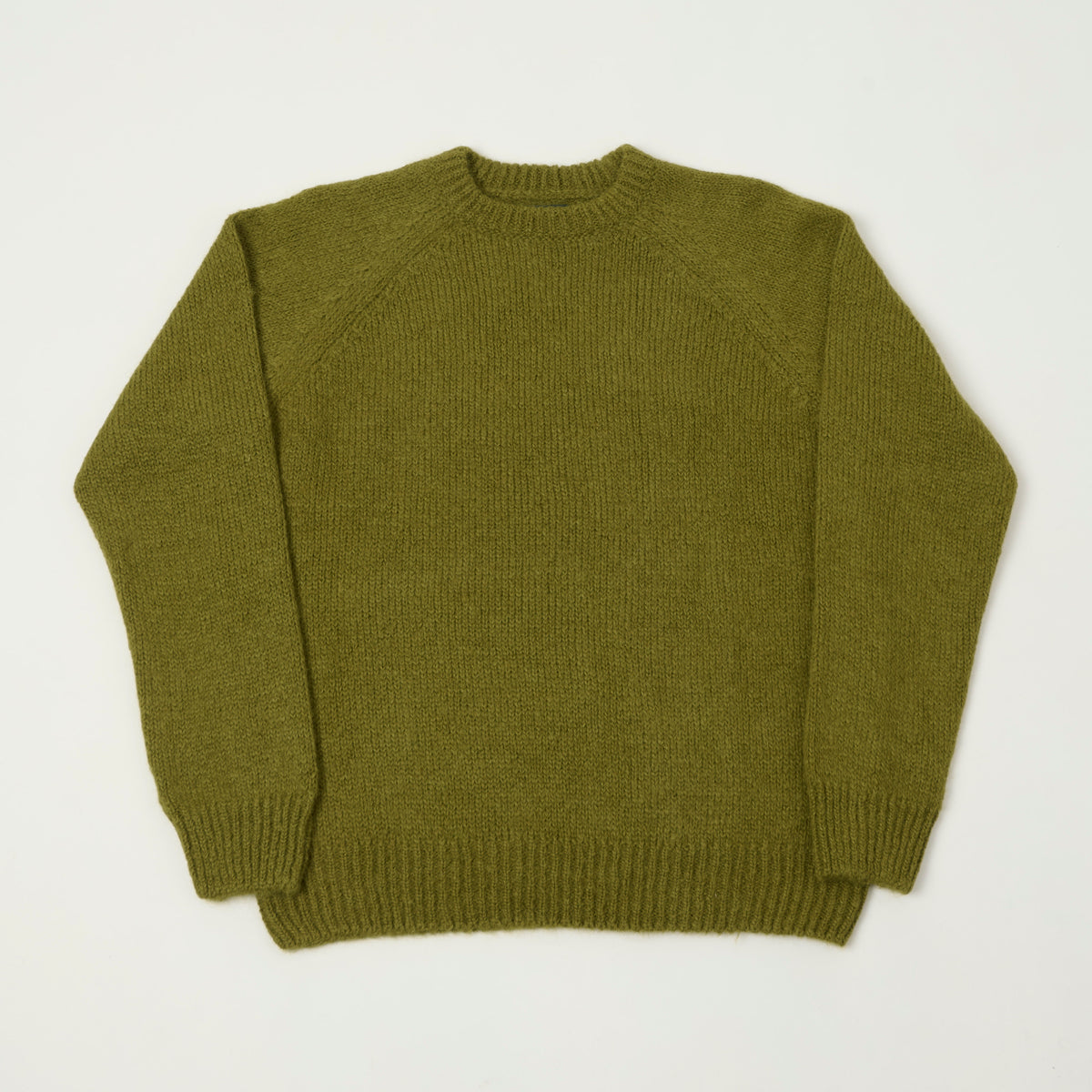 Knickerbocker 'Bud' Alpaca Knit Sweater - Chartreuse