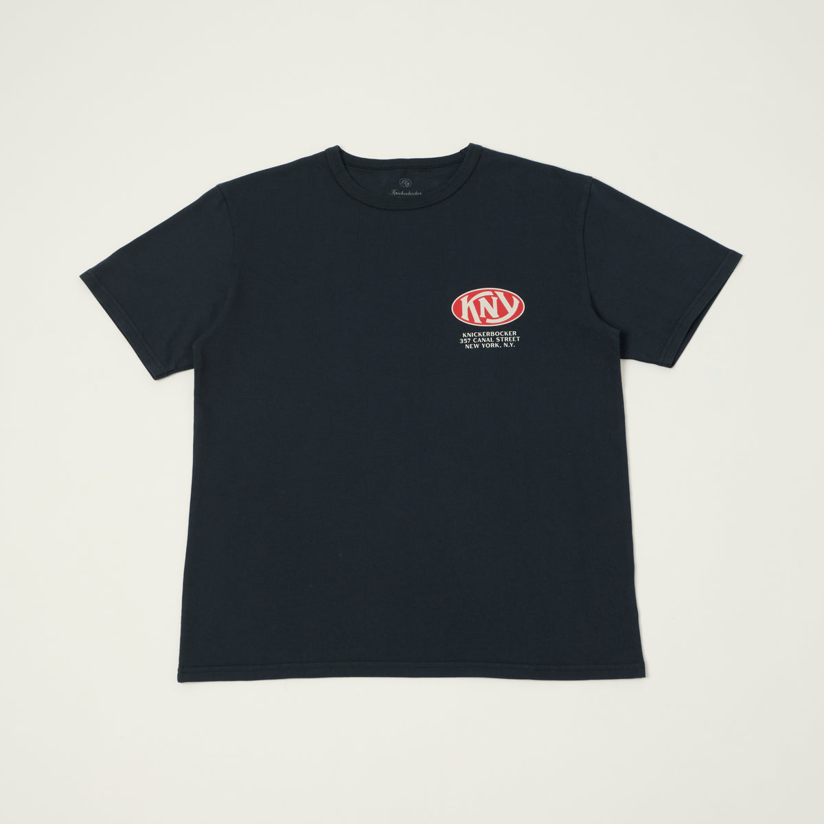 Knickerbocker 'KNY' Heavyweight T-Shirt - Navy