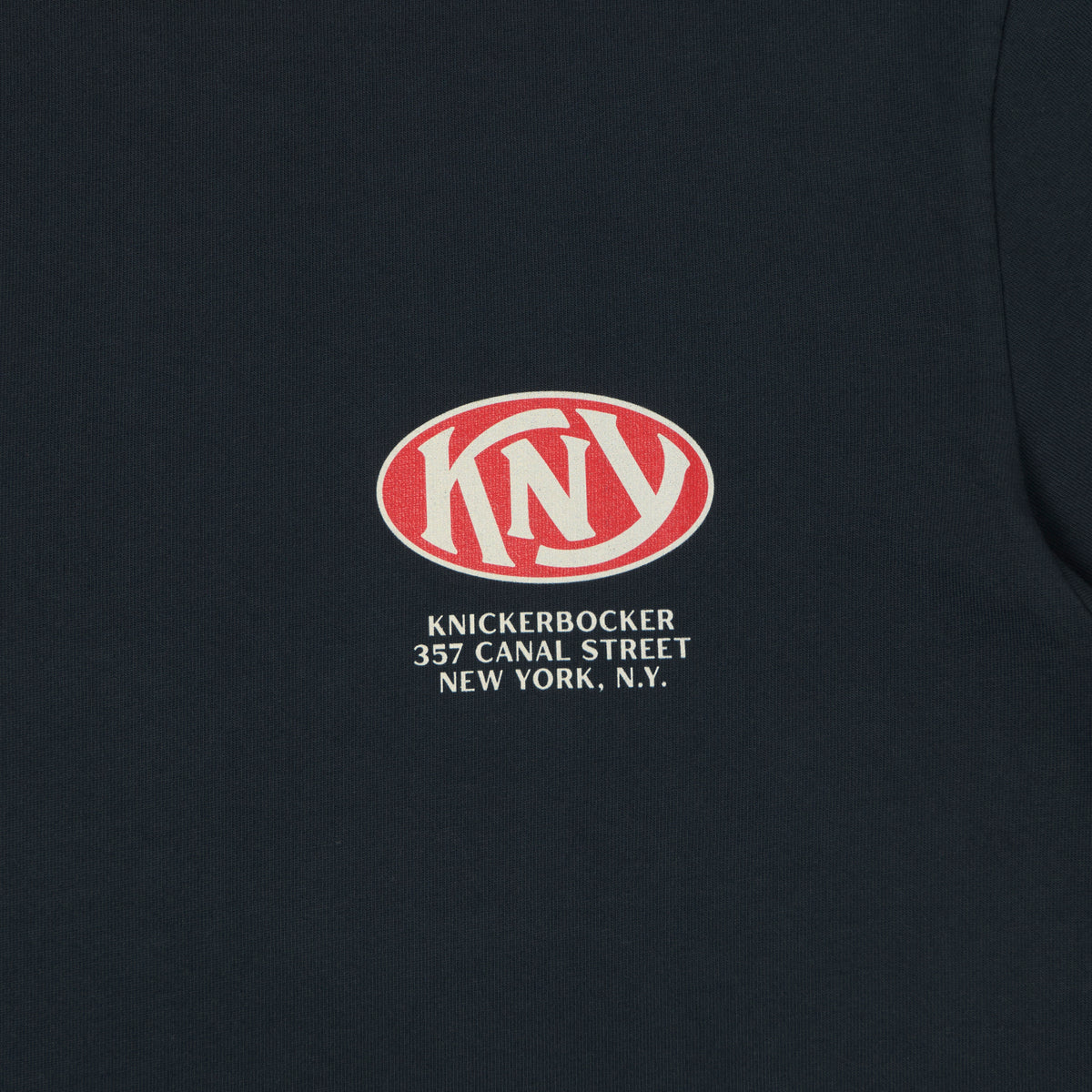 Knickerbocker 'KNY' Heavyweight T-Shirt - Navy