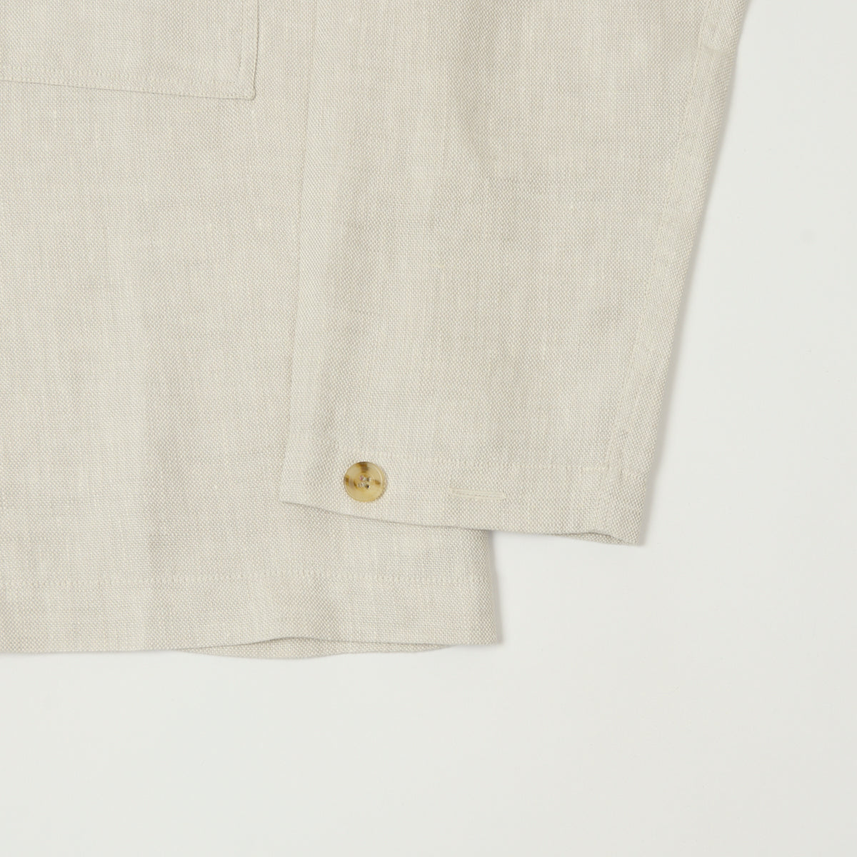 Knickerbocker Mafra Linen Overshirt - Taupe