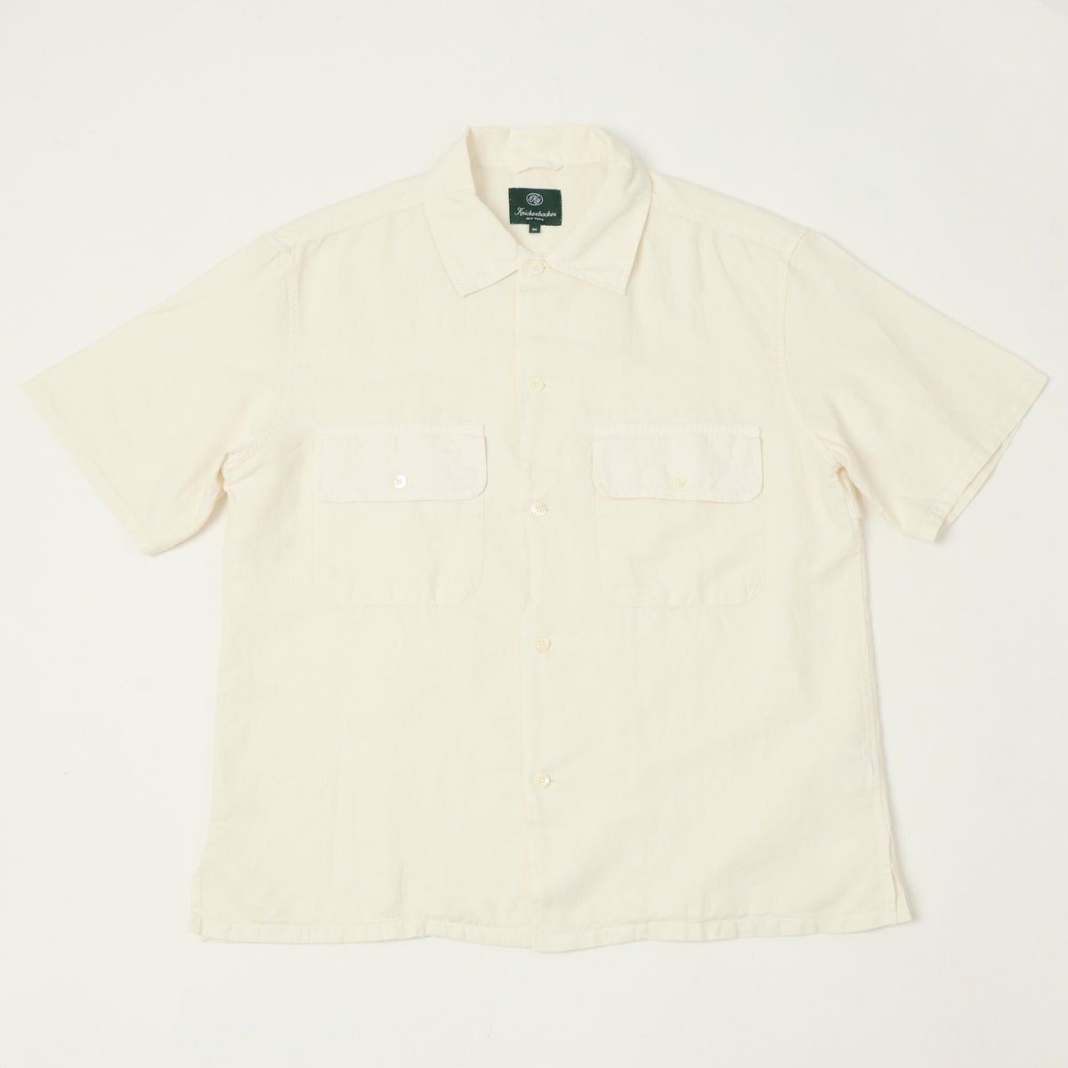 Knickerbocker Mar Cotton & Linen Shirt - Bone