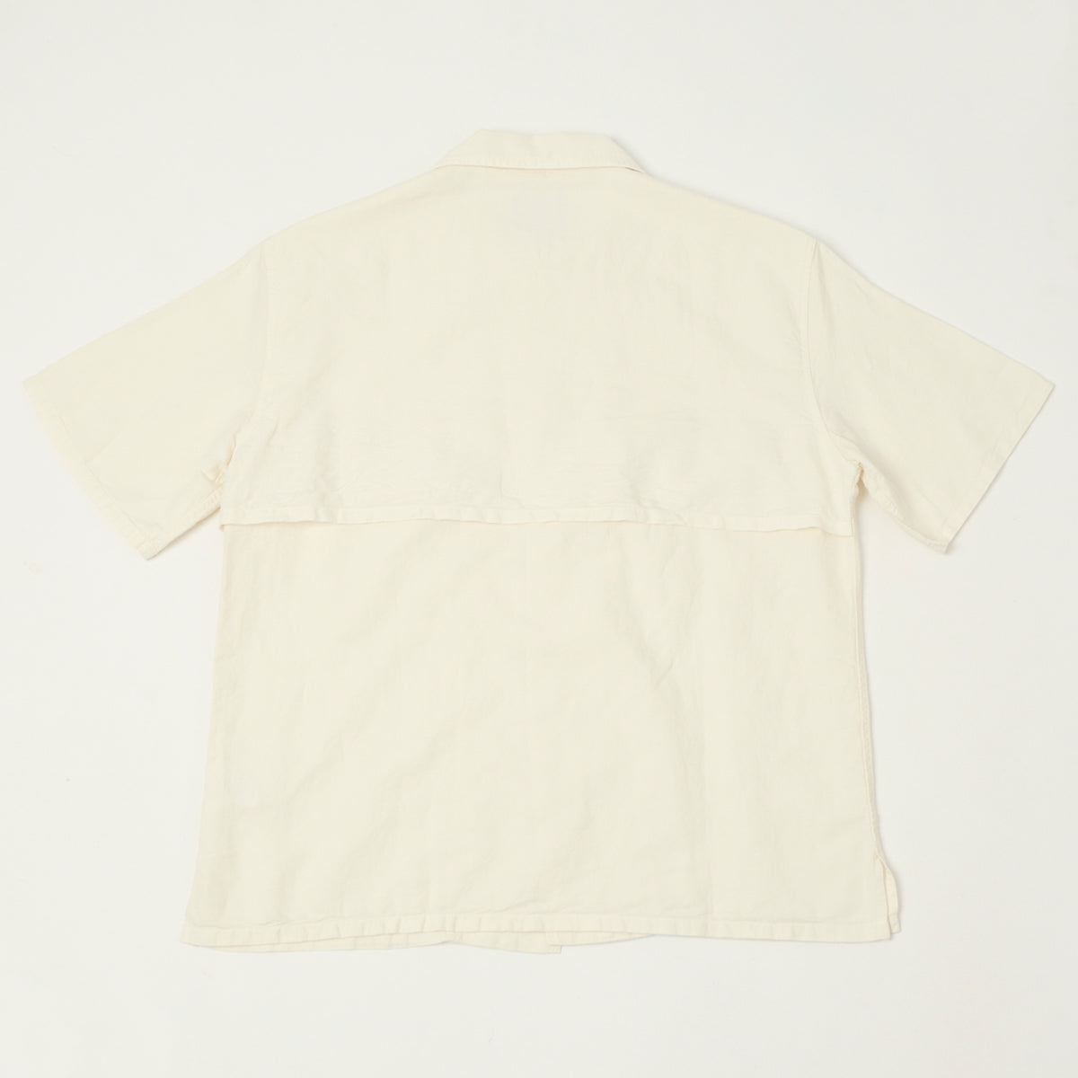 Knickerbocker Mar Cotton & Linen Shirt - Bone