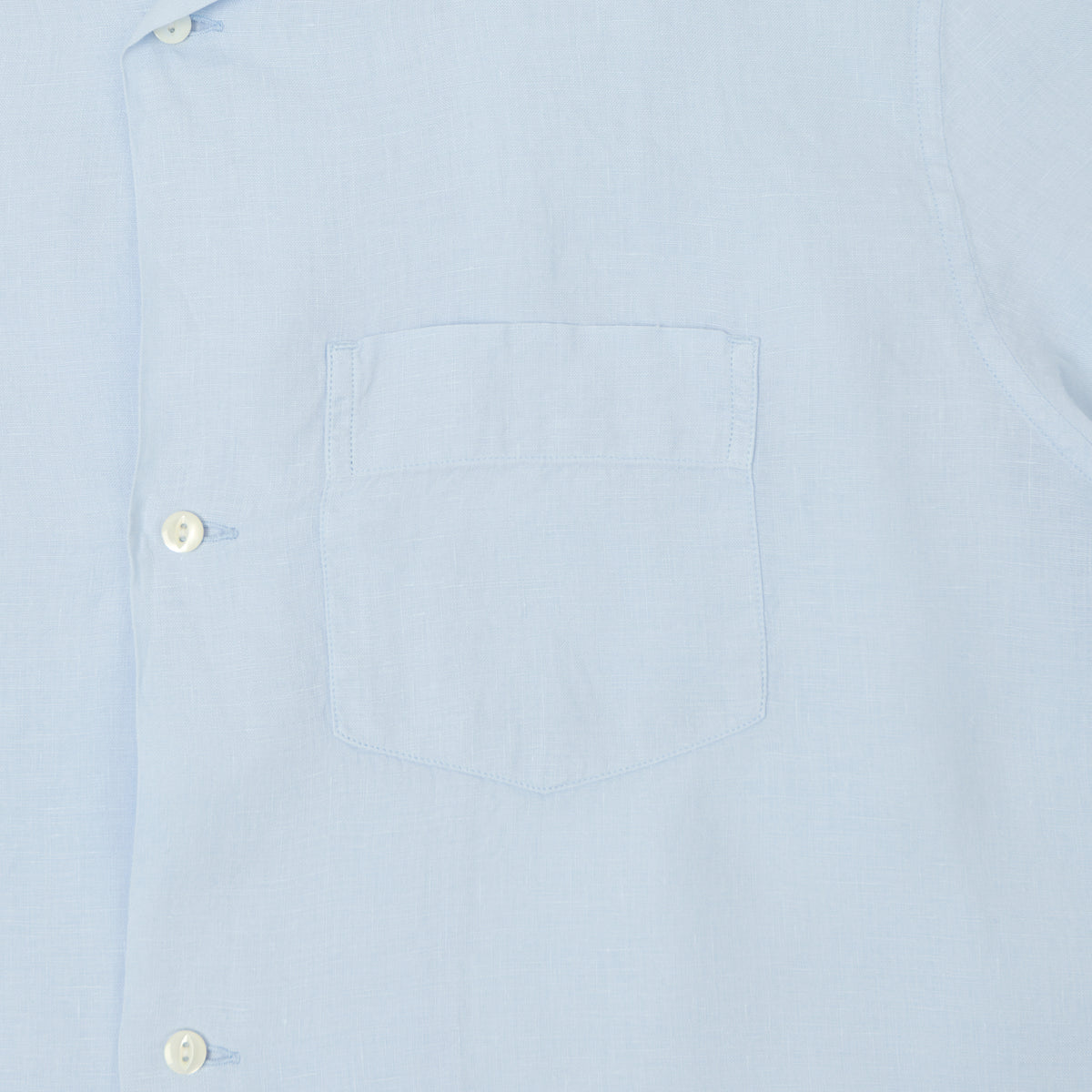 Knickerbocker 'Marina' Linen Camp Shirt - Sky