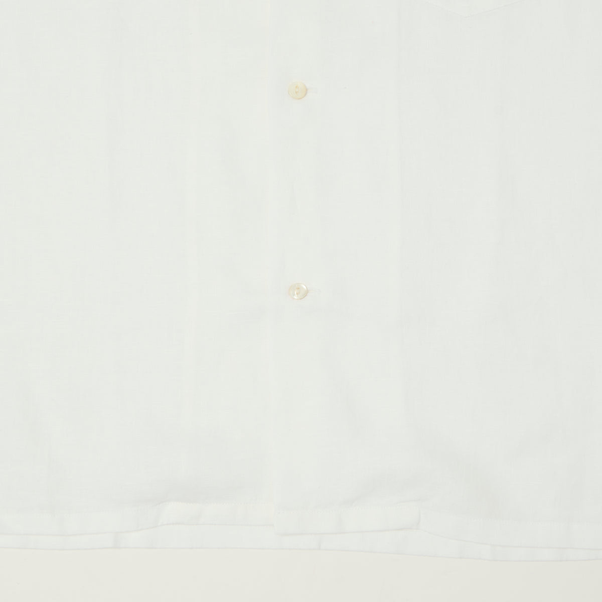 Knickerbocker 'Marina' Linen Camp Shirt - White