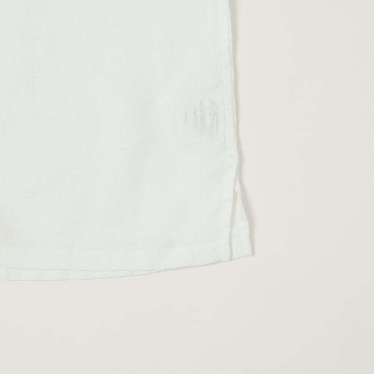 Knickerbocker 'Marina' Linen Camp Shirt - White