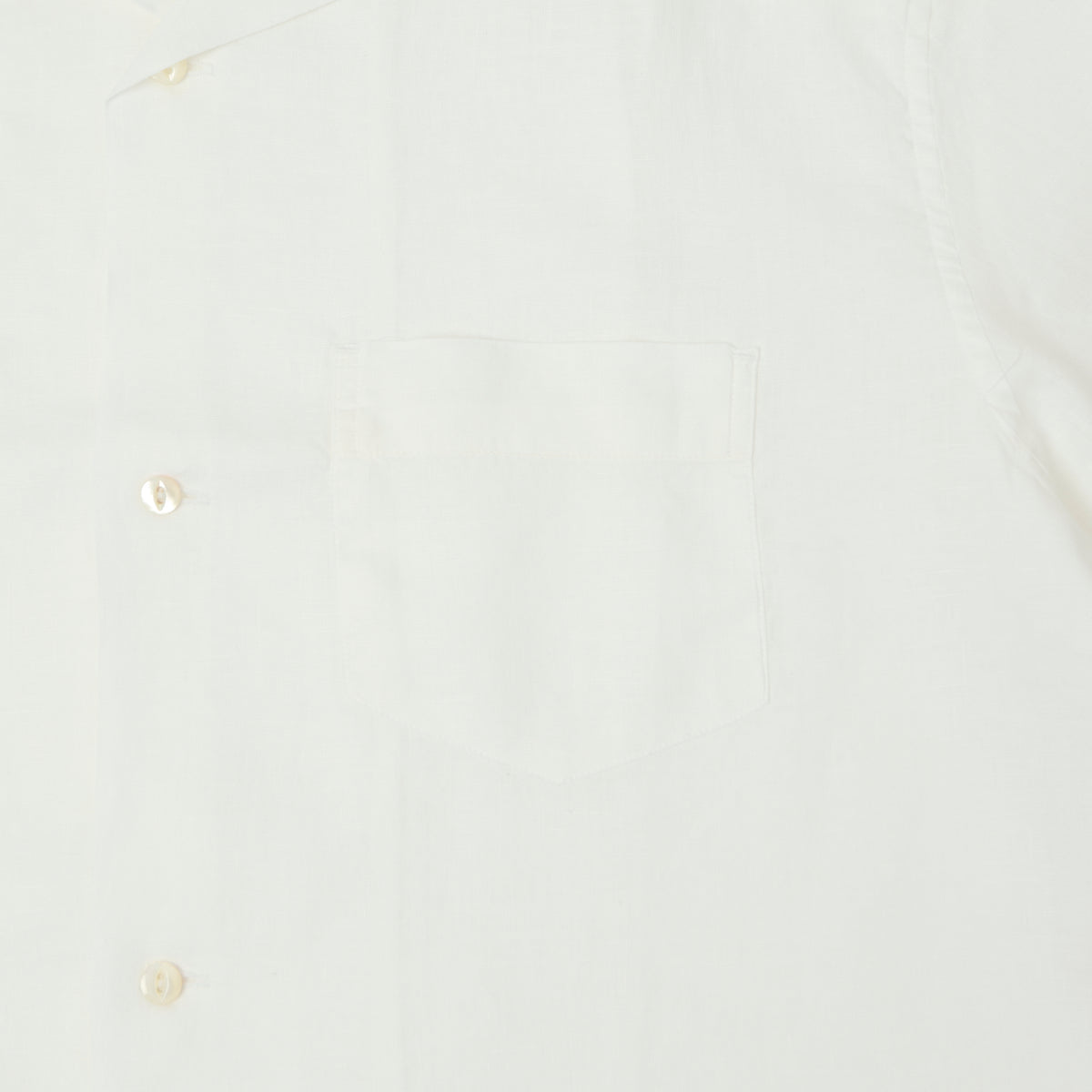 Knickerbocker 'Marina' Linen Camp Shirt - White