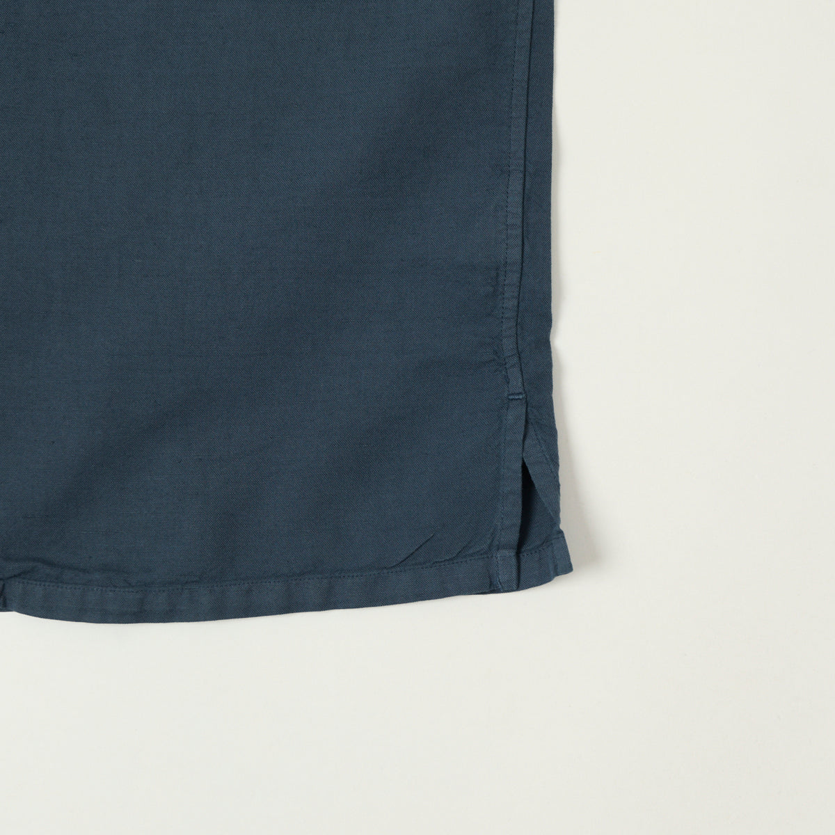 Knickerbocker Mar Cotton & Linen Shirt - Navy