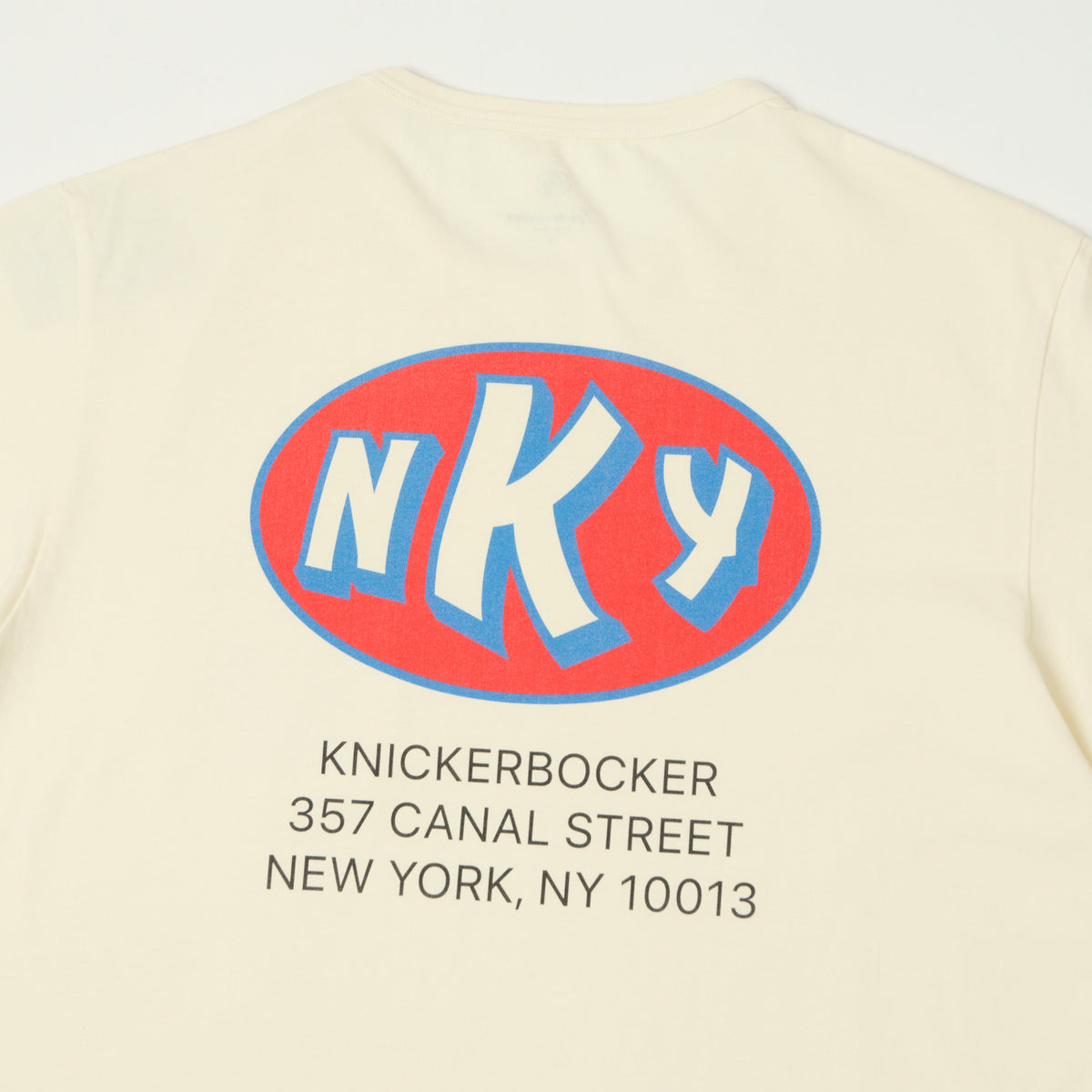 Knickerbocker Oil T-Shirt - Milk