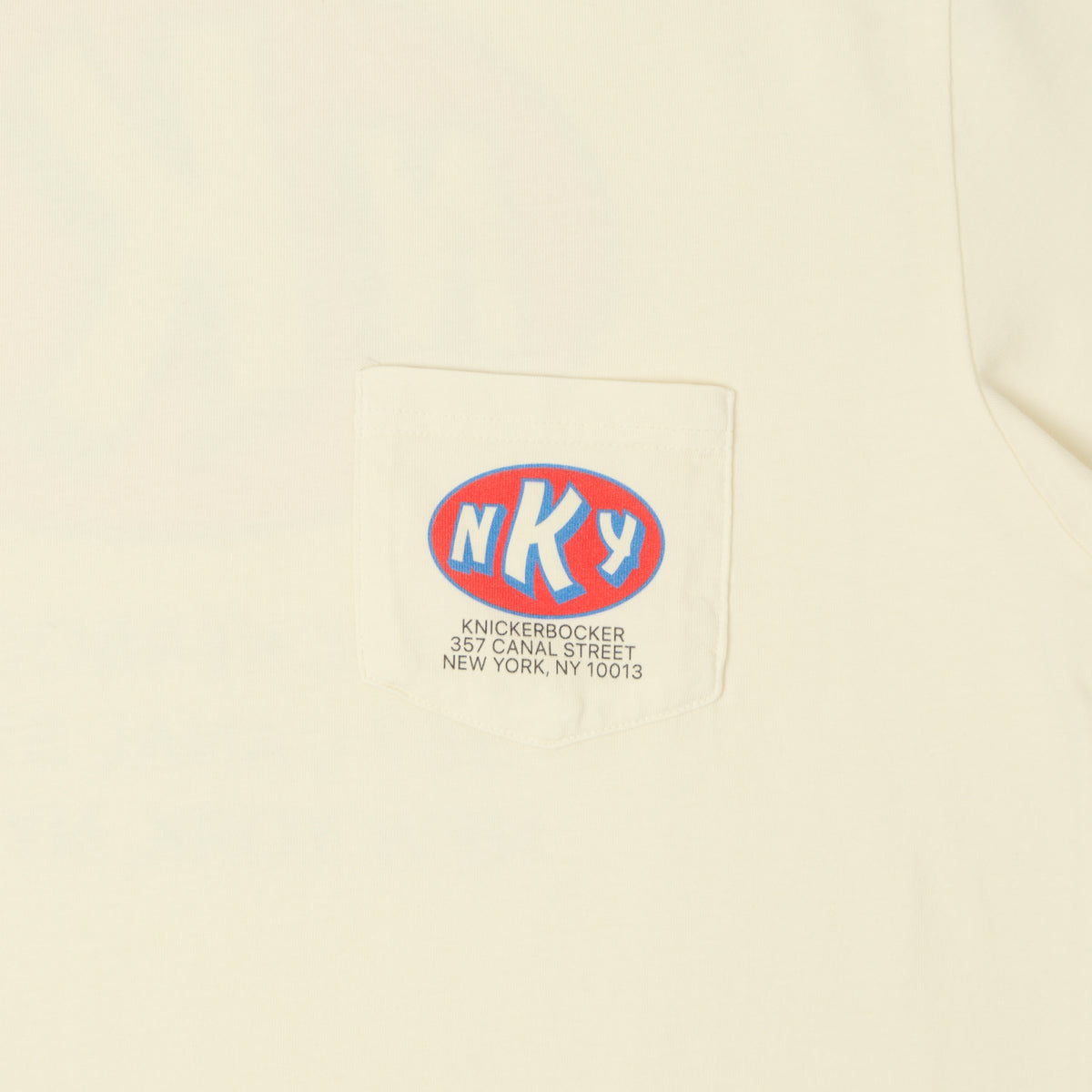 Knickerbocker Oil T-Shirt - Milk