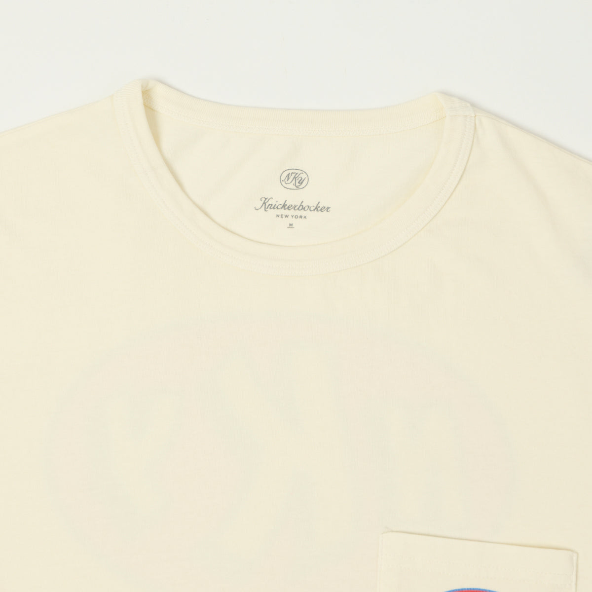Knickerbocker Oil T-Shirt - Milk