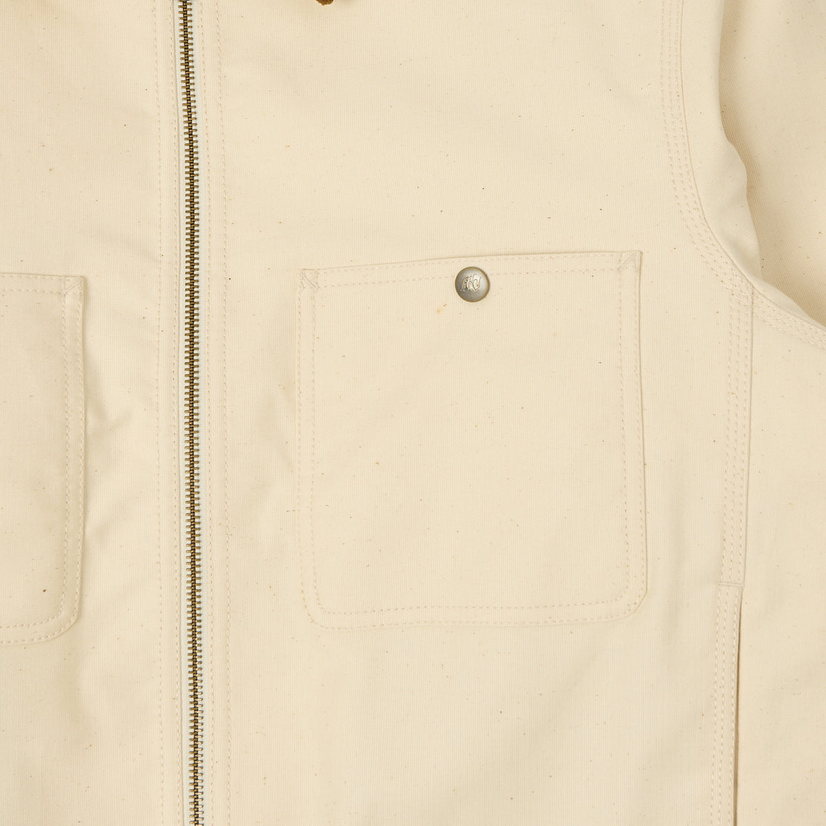 Knickerbocker 'Pacific' Jungle Cloth Jacket - Ecru