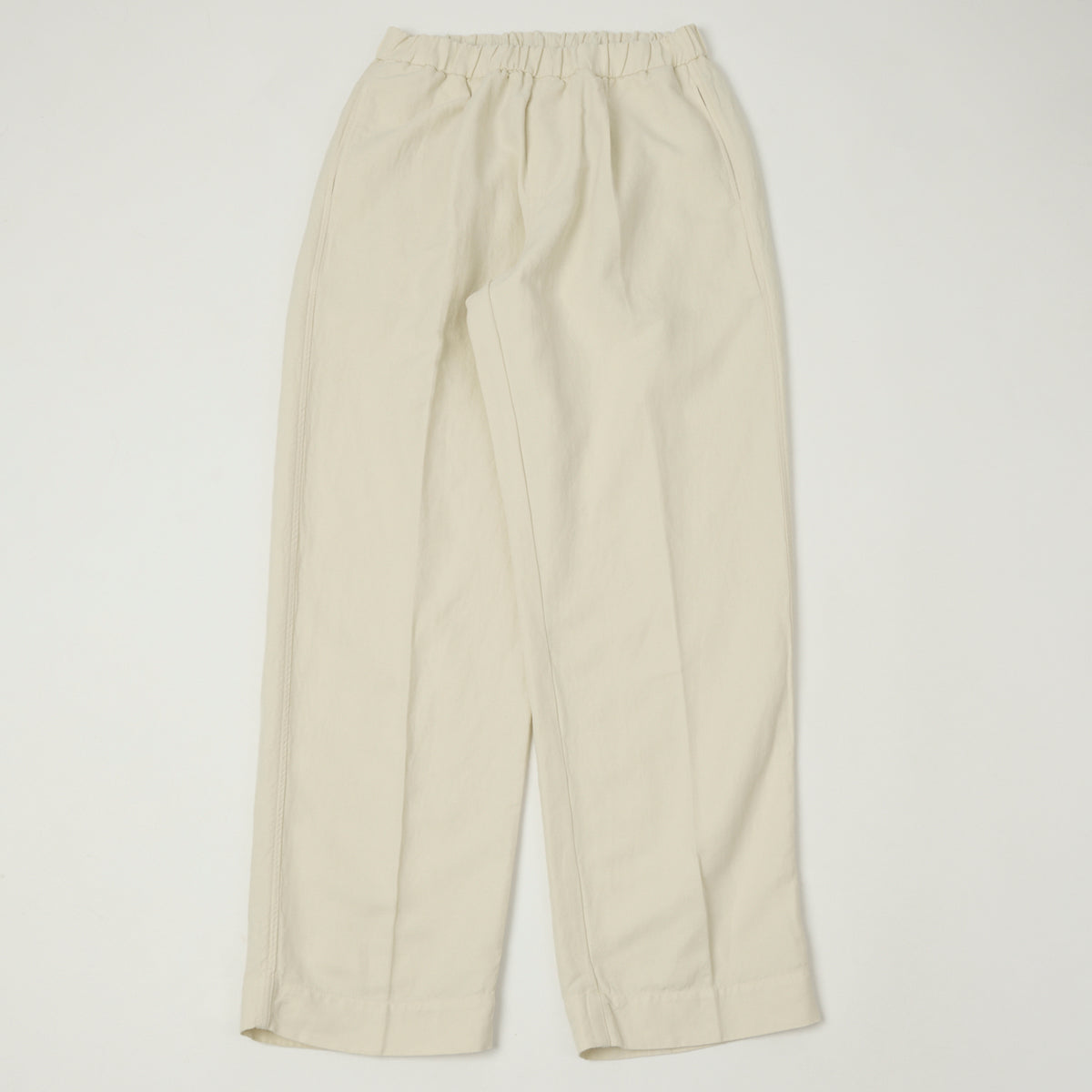 Knickerbocker Park Cotton Linen Pant - Bone