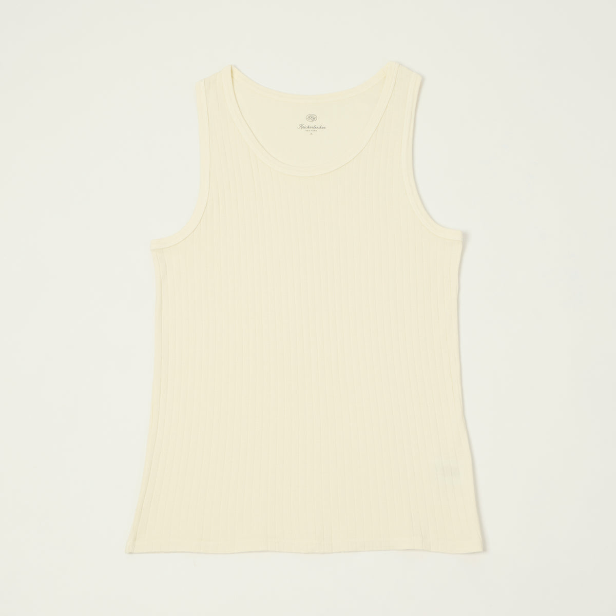 Knickerbocker Ribbed Tank Top - Milk