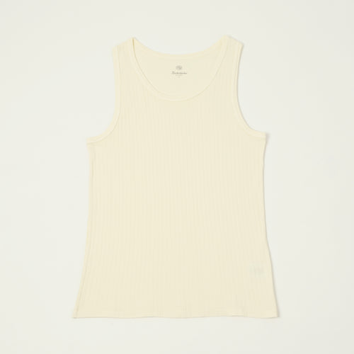 Knickerbocker Ribbed Tank Top - Milk