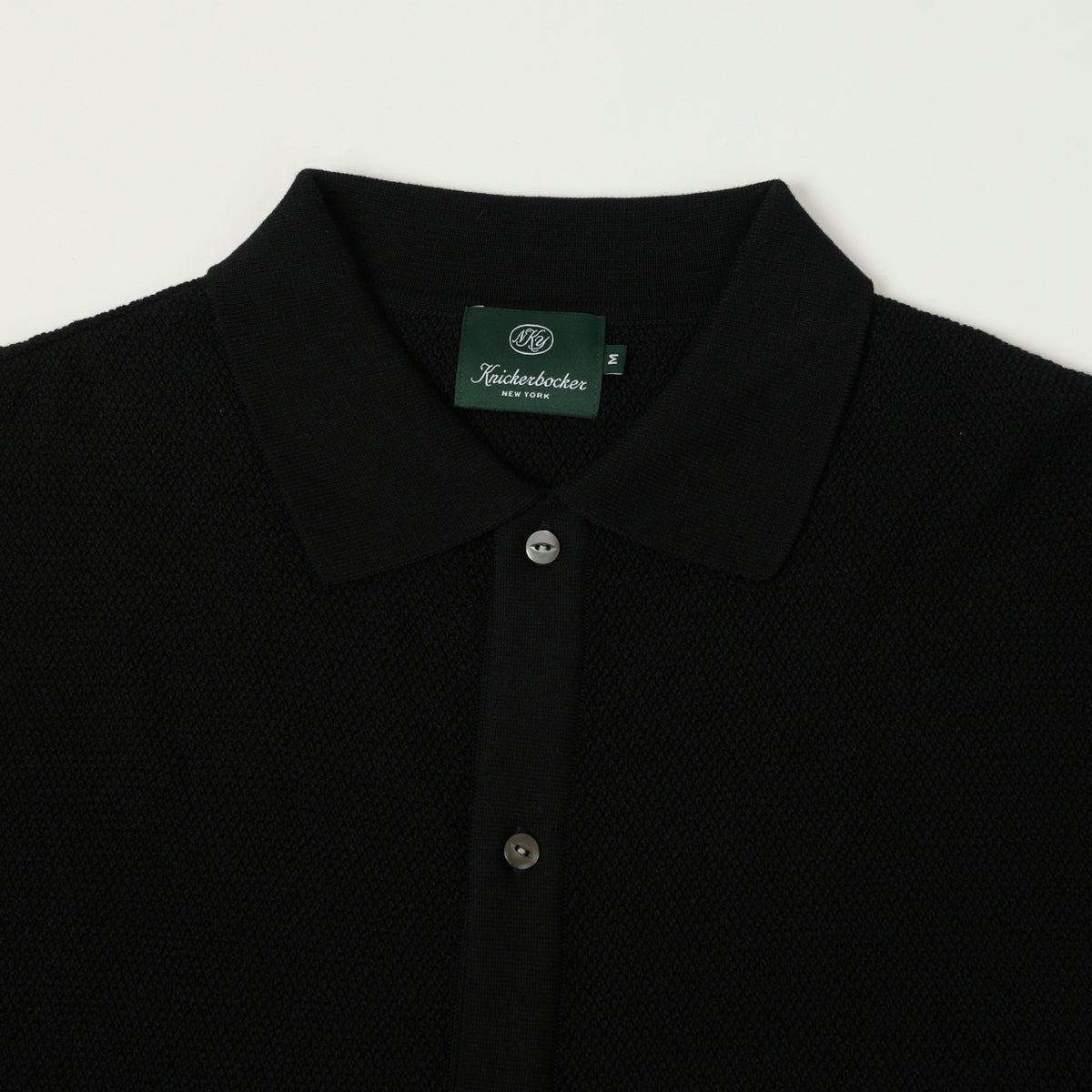 Knickerbocker Ridge Cotton Polo - Black