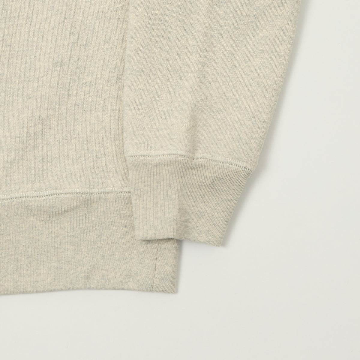 Knickerbocker 'Stadium Loft' Quarter Zip Sweatshirt - Oat Grey
