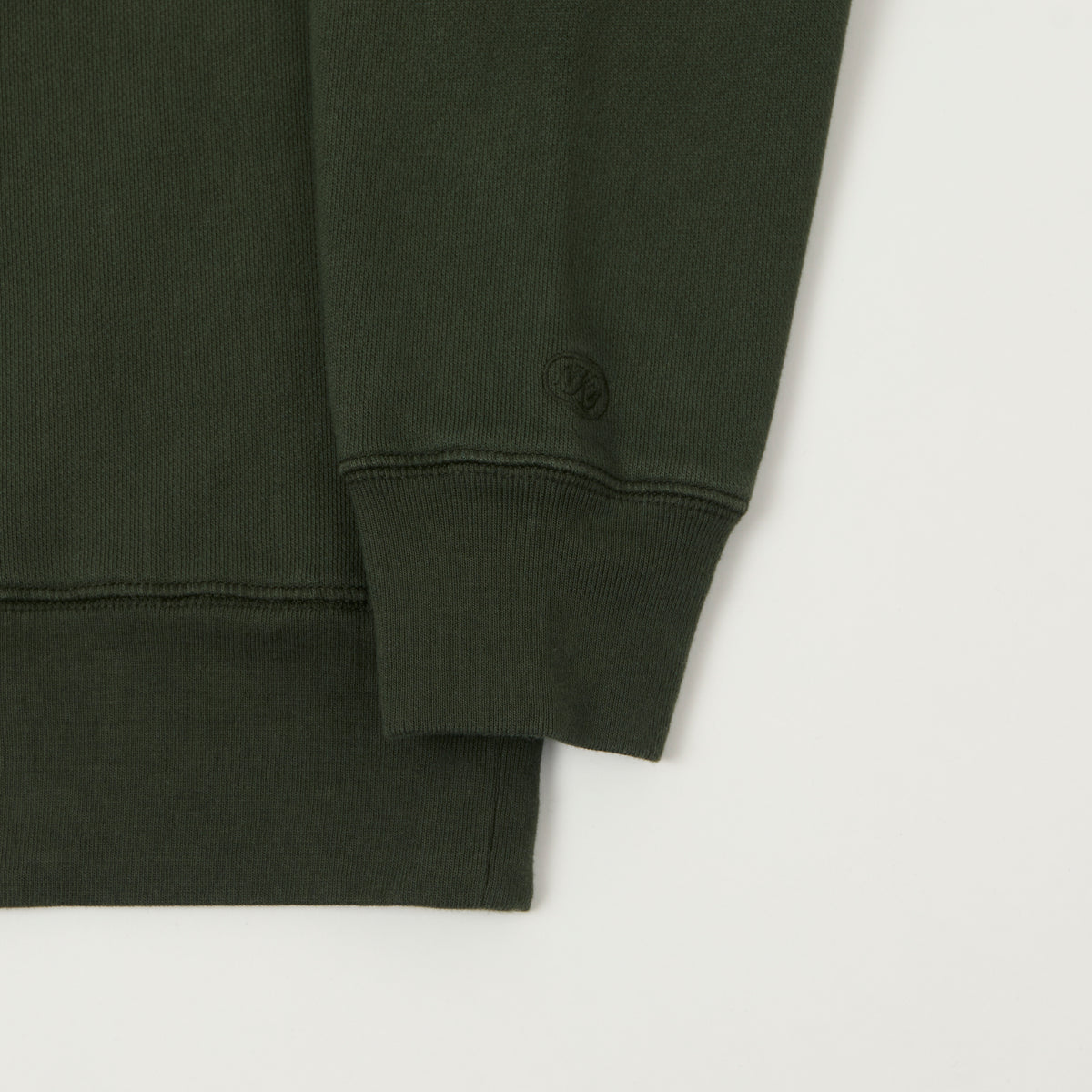 Knickerbocker 'Stadium Loft' Quarter Zip Sweatshirt - Deep Forest