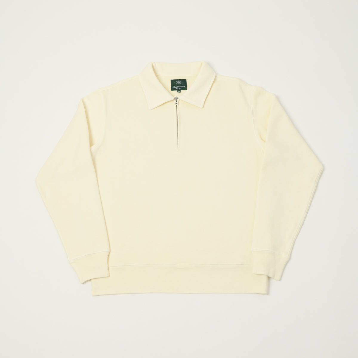 Knickerbocker 'Stadium Loft' Quarter Zip Sweatshirt - Milk
