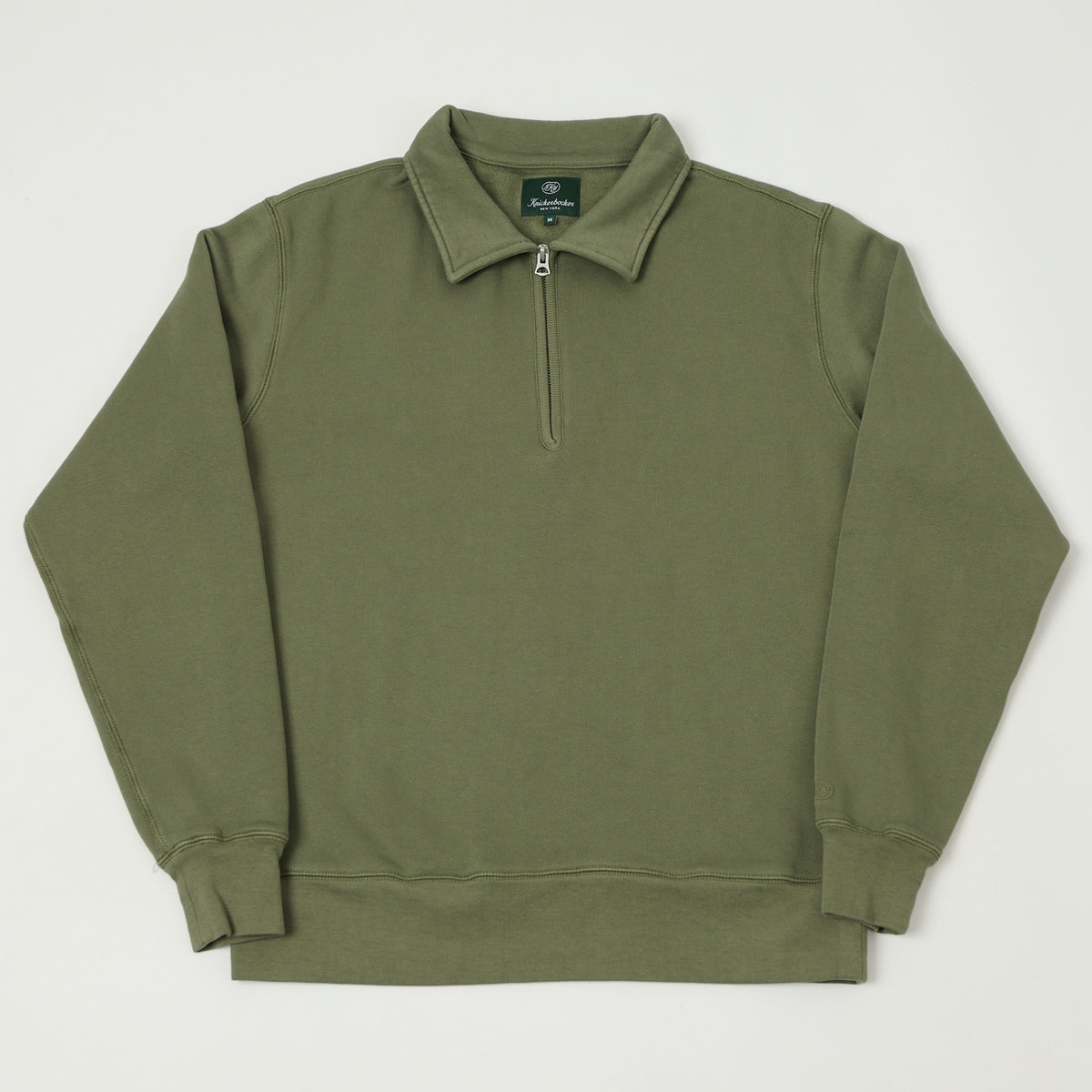 Knickerbocker 'Stadium Loft' Quarter Zip Sweatshirt - Laurel