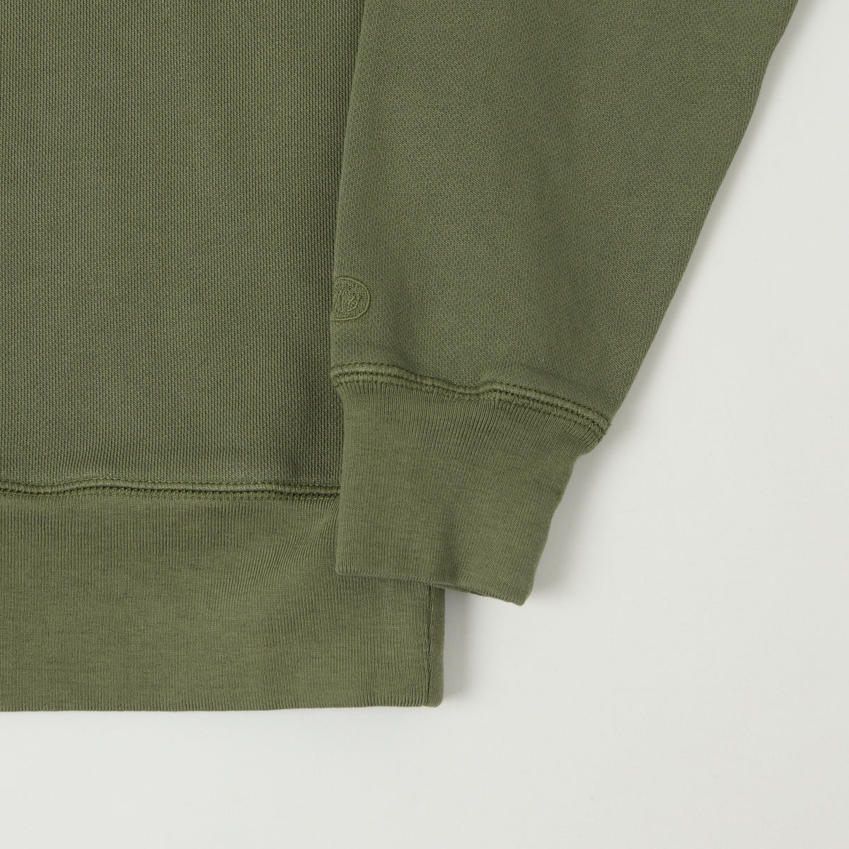 Knickerbocker 'Stadium Loft' Quarter Zip Sweatshirt - Laurel