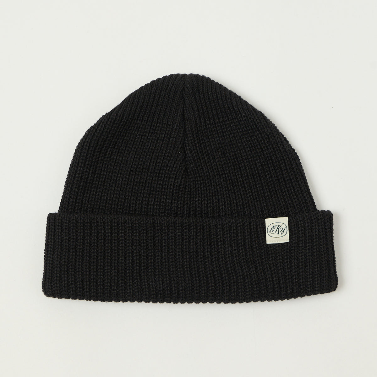 Knickerbocker Cotton Watch Cap - Black