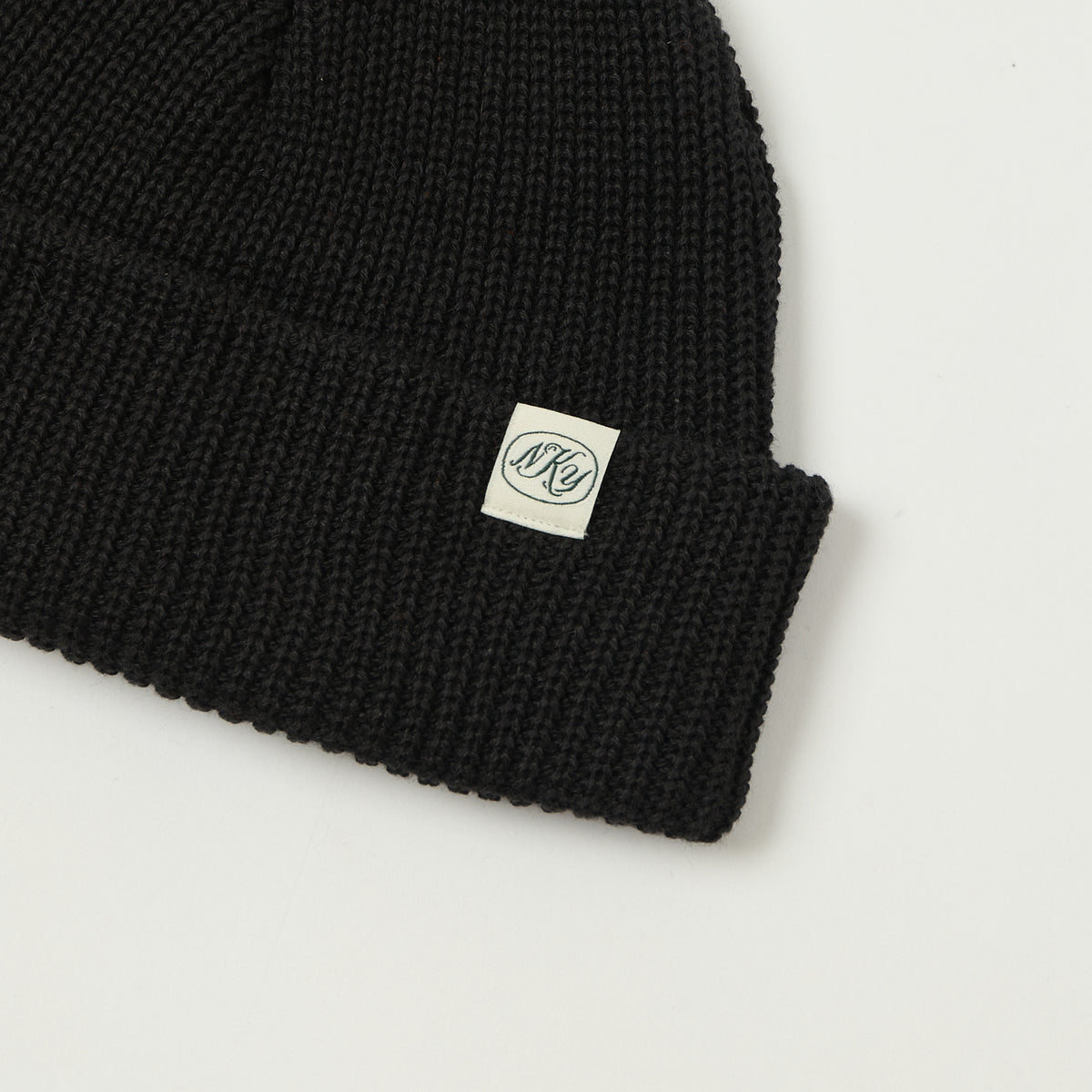 Knickerbocker Cotton Watch Cap - Black