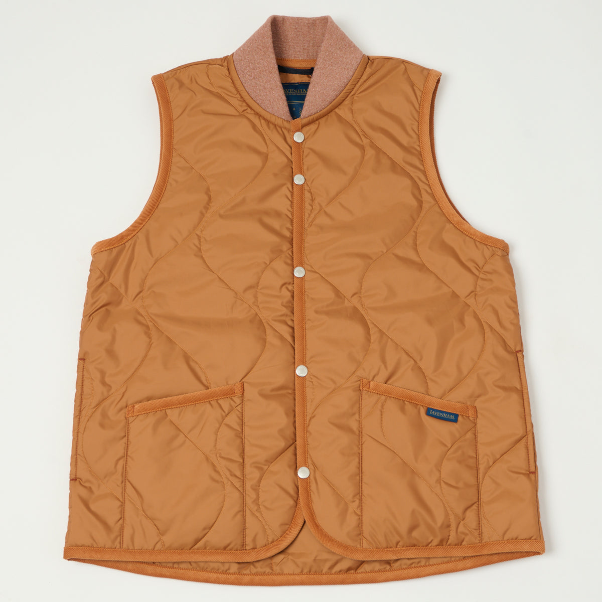 Lavenham Bomber Gilet - Brick