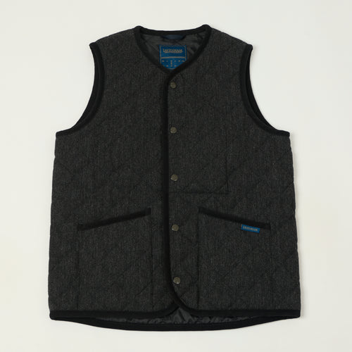 Lavenham Wool Thornham Gilet - Charcoal