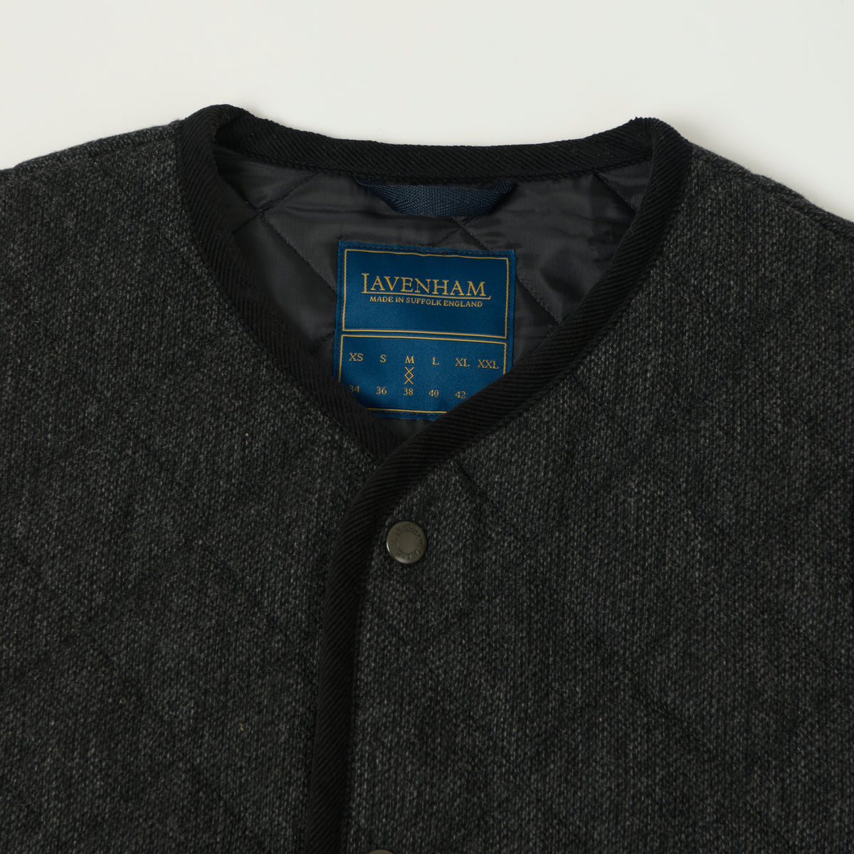 Lavenham Wool Thornham Gilet - Charcoal