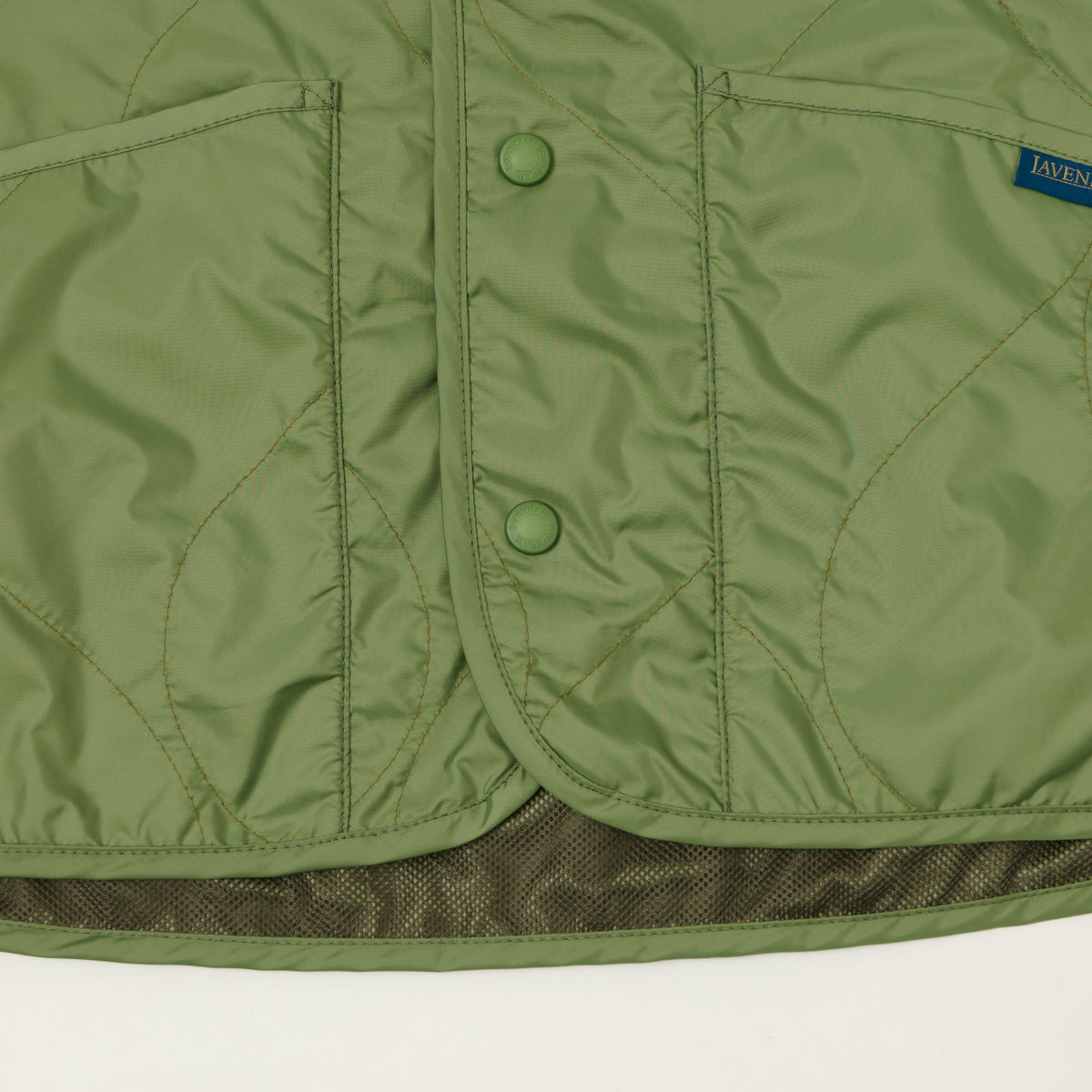 Lavenham Unwadded 'Thornham' Gilet - Green Sward