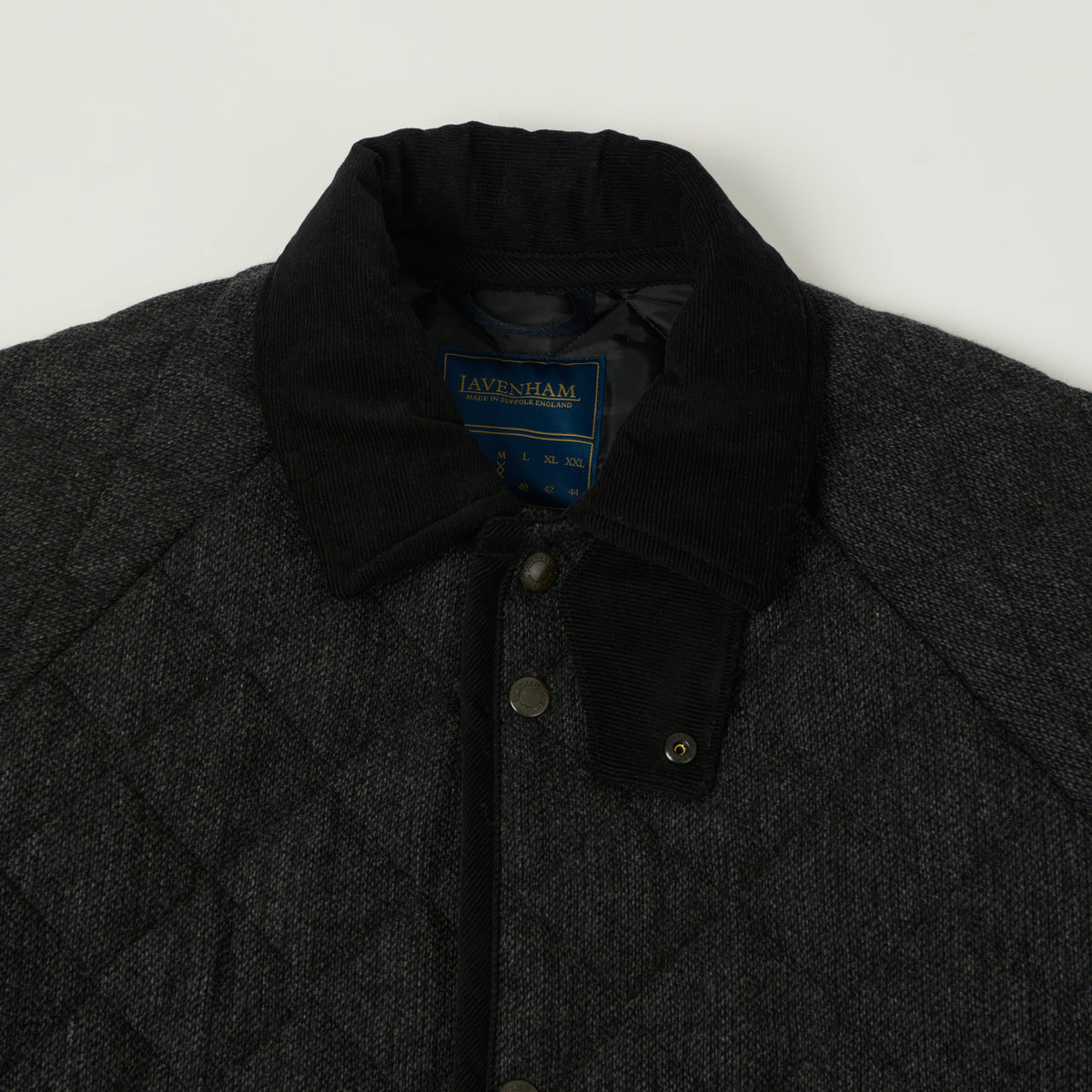 Lavenham Wool Chantry Coat - Charcoal