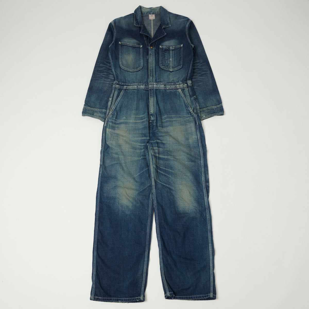 Lee Archives 1950's 'Union Alls' Overalls - Light Wash
