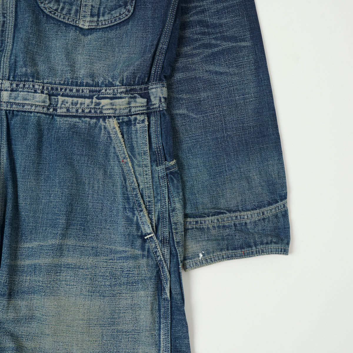 Lee Archives 1950's 'Union Alls' Overalls - Light Wash