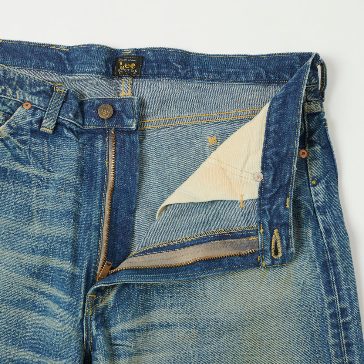 Lee Archives 1955 'Riders' 101Z Regular Straight Jean - Heavy Wash
