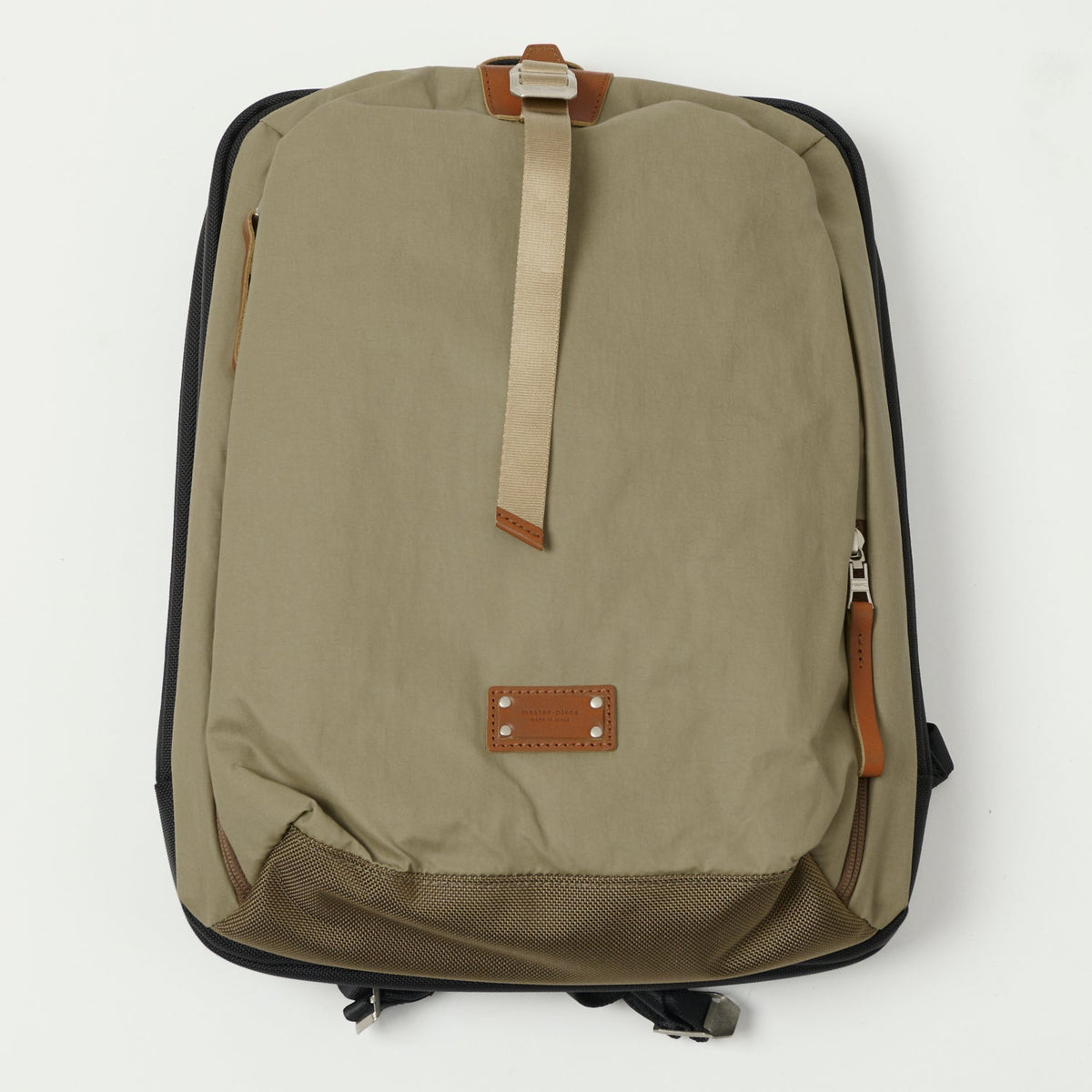 Master-Piece 04071 Medium Bump Backpack - Beige
