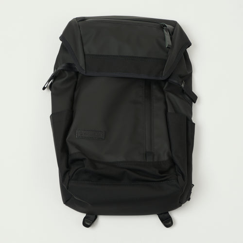 Master-Piece Slick Flap Backpack - Black